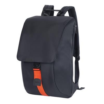 Picture of AMETHYST STYLISH COMPUTER BACKPACK RUCKSACK in Black.