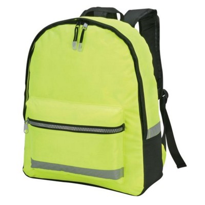 Picture of GATWICK YELLOW HIGH VISIBILITY REFLECTIVE BACKPACK RUCKSACK.