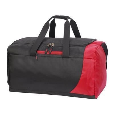 Picture of NAXOS SPORTS KIT BAG in Black & Red