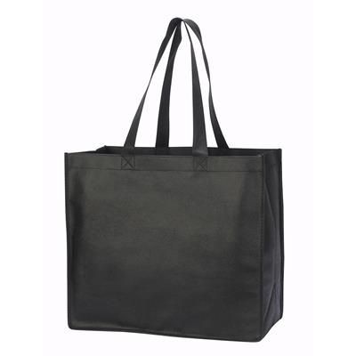 Picture of LYON NON WOVEN SHOPPER TOTE BAG in Black