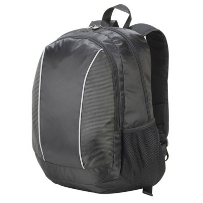 Picture of ZURICH LAPTOP BACKPACK RUCKSACK in Black with Black Dotted Pattern.