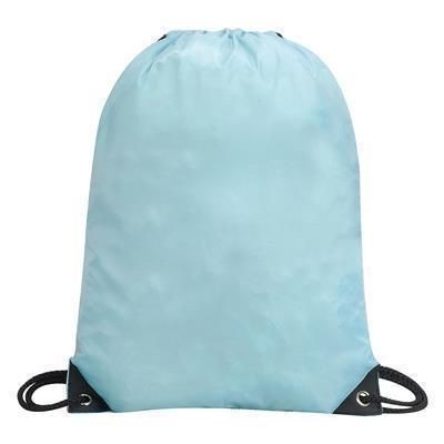 Picture of STAFFORD DRAWSTRING TOTE BACKPACK RUCKSACK in Light Blue