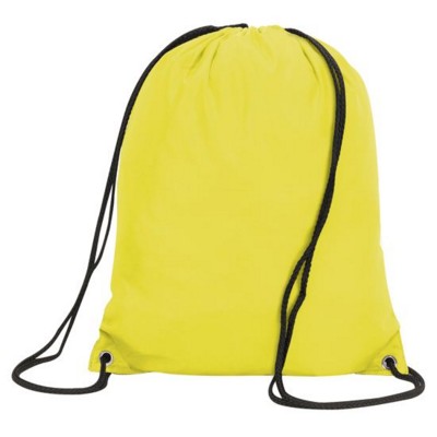 Picture of STAFFORD DRAWSTRING TOTE BACKPACK RUCKSACK in Yellow.