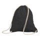 Picture of STAFFORD COTTON DRAWSTRING TOTE BACKPACK RUCKSACK in Black