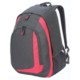 Picture of GENEVA POLYESTER BACKPACK RUCKSACK in Black & Red