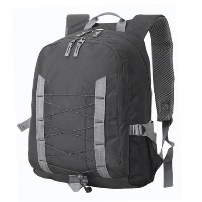 Picture of MIAMI BACKPACK RUCKSACK in Black & Grey with Lace Front
