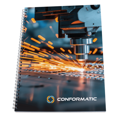 Picture of ENVIRO-SMART - A4 WHITE COVER WIRO-BOUND PAD