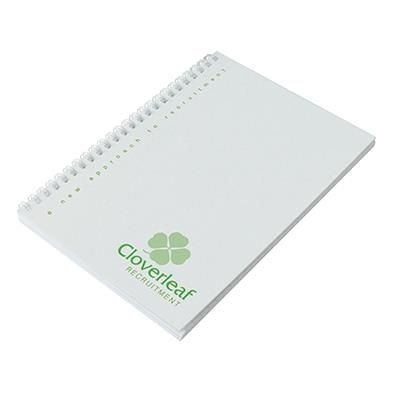 Picture of ENVIRO-SMART - A6 WHITE COVER WIRO-BOUND PAD