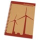 Picture of ENVIRO-SMART NATURAL COVER A5 SPIRAL WIRO BOUND NOTE PAD
