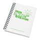 Picture of ENVIRO-SMART WHITE COVER A6 SPIRAL WIRO BOUND NOTE PAD
