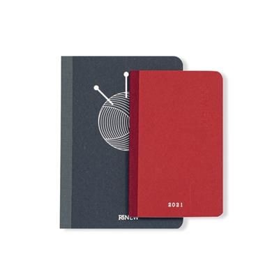 Picture of CANVAS ECO-FRIENDLY BOUND FLAT OPENING NOTE BOOK & DIARY.