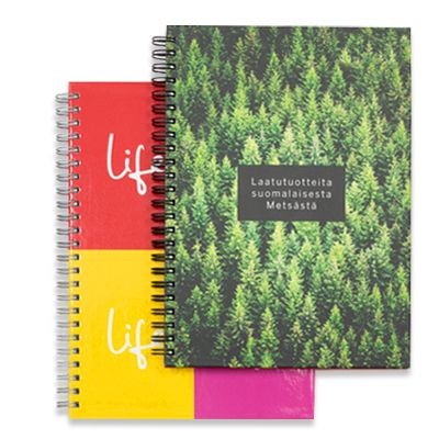 Picture of HARD COVER ECO-FRIENDLY WIRE-O BOUND NOTE BOOK.
