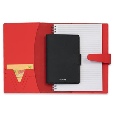 Picture of ECO-FRIENDLY REFILLABLE BONDED LEATHER WIRE-O NOTE BOOK DIARY.
