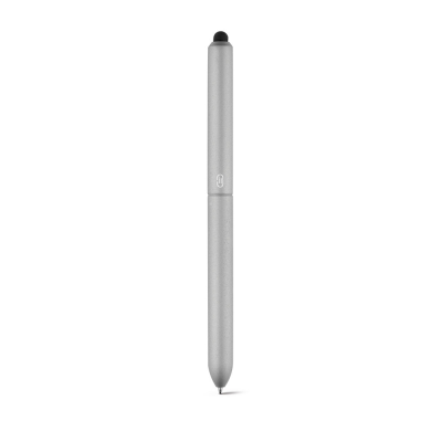 BALL PEN with Touch Tip in Aluminium Metal in Satin Silver