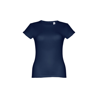 Picture of THC SOFIA II WOMENS FITTED SHORT SLEEVE COTTON TEE SHIRT in Blue