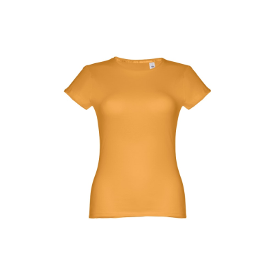 Picture of THC SOFIA II WOMENS FITTED SHORT SLEEVE COTTON TEE SHIRT in Dark Yellow