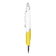 Picture of DIGIT FLAT BALL PEN with Metal Clip in Yellow