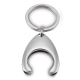 KEYRING in Satin Silver image 2