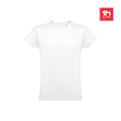 Picture of THC LUANDA WH MENS TUBULAR COTTON TEE SHIRT WHITE.