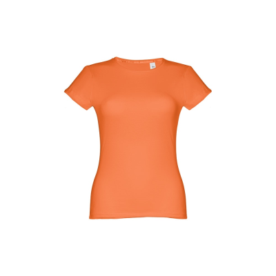 Picture of THC SOFIA WOMENS FITTED SHORT SLEEVE COTTON TEE SHIRT in Terracotta