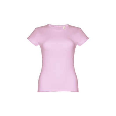 Picture of THC SOFIA WOMENS FITTED SHORT SLEEVE COTTON TEE SHIRT in Lilac