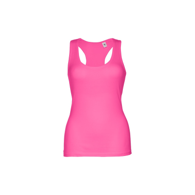 Picture of THC TIRANA WOMENS SLEEVELESS COTTON TEE SHIRT in Pink
