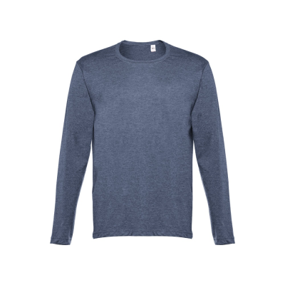 Picture of THC BUCHAREST MENS LONG SLEEVE TEE SHIRT in Heather Blue