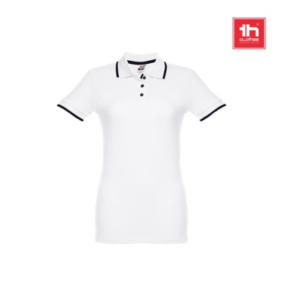 Picture of THC ROME LADIES WH LADIES SLIM FIT POLO SHIRT.