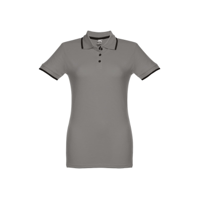 Picture of THC ROME LADIES WOMENS SLIM FIT POLO SHIRT in Grey