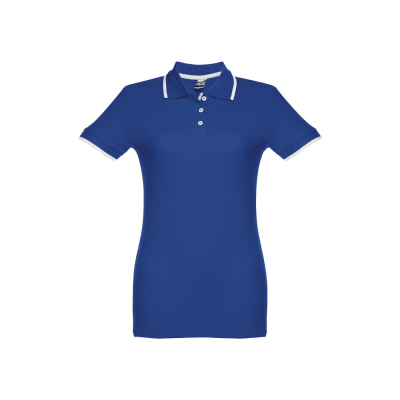 Picture of THC ROME LADIES WOMENS SLIM FIT POLO SHIRT in Royal Blue