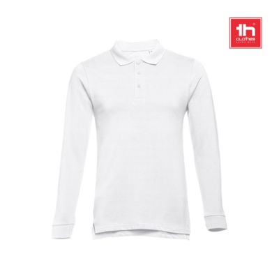 Picture of THC BERN WH 3XL MENS LONG SLEEVE POLO SHIRT