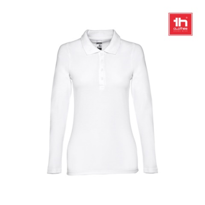 Picture of THC BERN LADIES WH LADIES LONG SLEEVE POLO SHIRT.