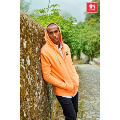 Picture of THC AMSTERDAM MENS HOODED HOODY in Cotton & Polyester with Full Zip