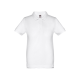 THC ADAM CHILDRENS WH CHILDRENS SHORT-SLEEVED 100% COTTON PIQUÃ© POLO SHIRT UNISEX) WHITE in White image 2