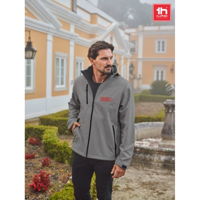 Picture of THC ZAGREB MENS SOFTSHELL with Removable Hood.