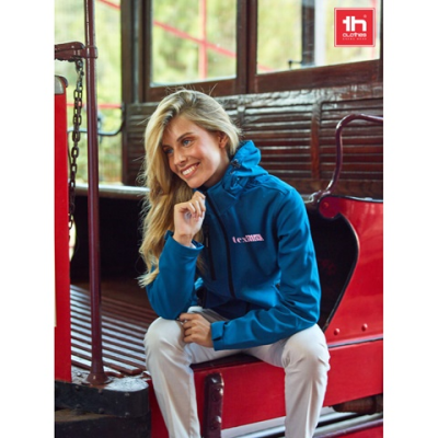 Picture of THC ZAGREB LADIES LADIES SOFTSHELL with Removable Hood