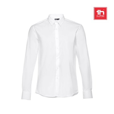 Picture of THC PARIS WH MENS LONG-SLEEVED SHIRT WHITE.