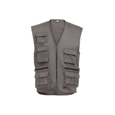 THC PIXEL 3XL MULTI-POCKET BODYWARMER in Grey