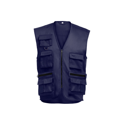 THC PIXEL 3XL MULTI-POCKET BODYWARMER in Navy Blue