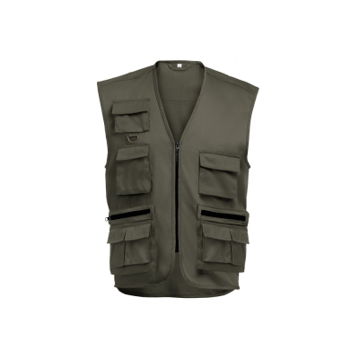 THC PIXEL 3XL MULTI-POCKET BODYWARMER in Army Green