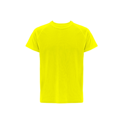 Picture of THC MOVE SHORT-SLEEVED TECHNICAL TEE SHIRT in Polyester in Hexachrome Yellow