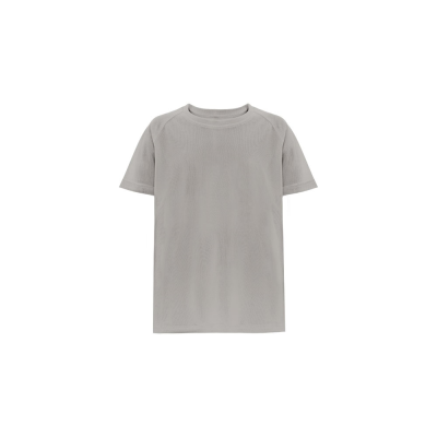 Picture of THC MOVE CHILDRENS KIDS TECHNICAL SHORT-SLEEVED POLYESTER TEE SHIRT in Pale Grey