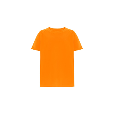 Picture of THC MOVE CHILDRENS KIDS TECHNICAL SHORT-SLEEVED POLYESTER TEE SHIRT in Hexachrome Orange