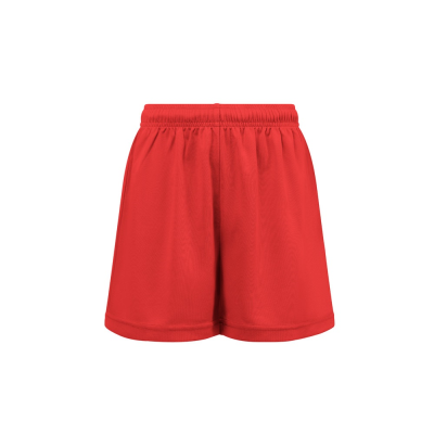 Picture of THC MATCH CHILDRENS SPORTS SHORTS in Red