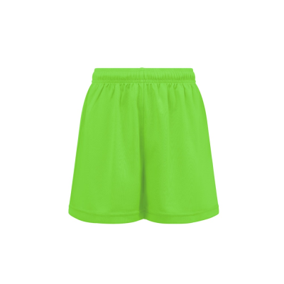 Picture of THC MATCH CHILDRENS SPORTS SHORTS in Lime Green