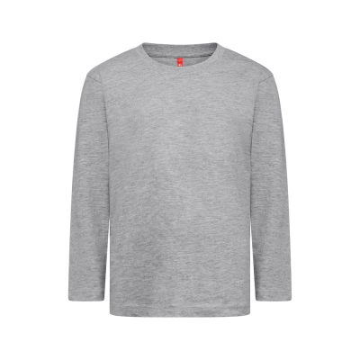 Picture of THC BUCHAREST CHILDRENS LONG-SLEEVED TEE SHIRT in Heather Pale Grey