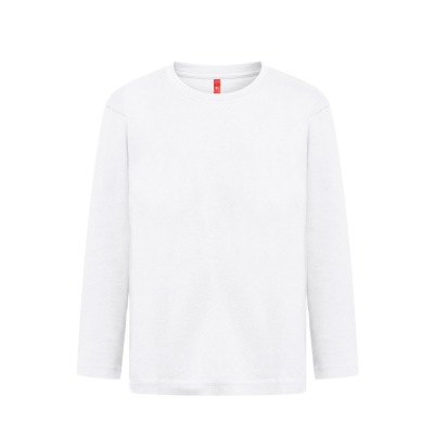 Picture of THC BUCHAREST CHILDRENS WH LONG-SLEEVED TEE SHIRT in White