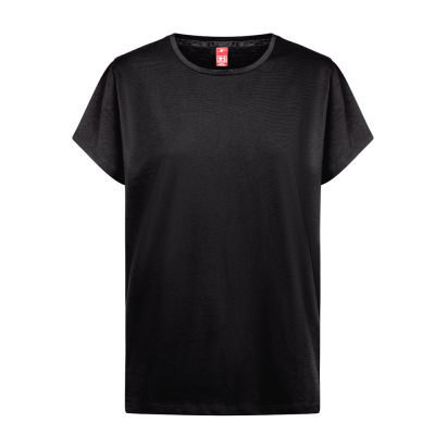 Picture of THC SOFIA REGULAR REGULAR CUT TEE SHIRT FOR LADIES in Black