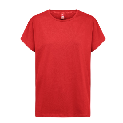 Picture of THC SOFIA REGULAR REGULAR CUT TEE SHIRT FOR LADIES in Red