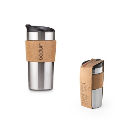 Picture of TRAVEL MUG CORK TRAVEL MUG 350ML.